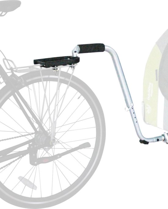 DutchDog DoggyRide trekstang Britch Lite grijs van Merkloos