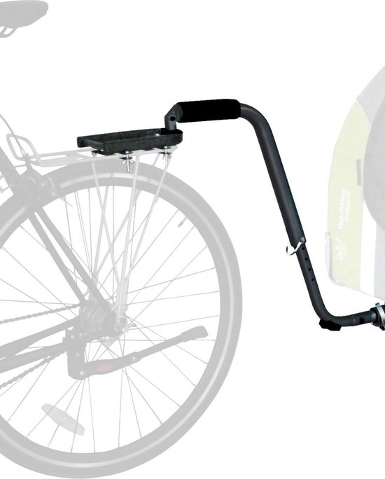 DutchDog DoggyRide trekstang Britch Lite zwart van Merkloos