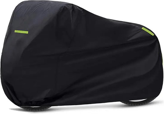 Dutchers® Bakfietshoes - * - XXXL - Regenhoes - Beschermhoes - Multifunctioneel - Universeel - Reflecterend - Motorhoes - Fietshoes - Waterdicht - Buiten - Zwart - 265x106x125cm van Dutchers®