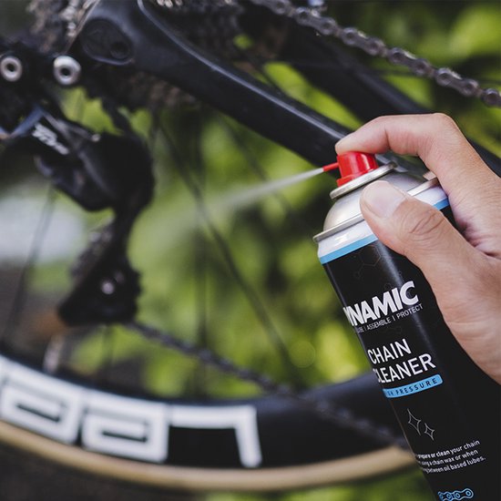 Dynamic Chain Cleaner High Pressure Spray 400ml - Kettingreiniger spray fiets - Krachtige Ketting Ontvetter van dynamic