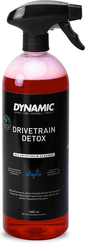 Dynamic Drivetrain Detox 1L - Bio kettingreiniger - Bio Kettingontvetter van dynamic