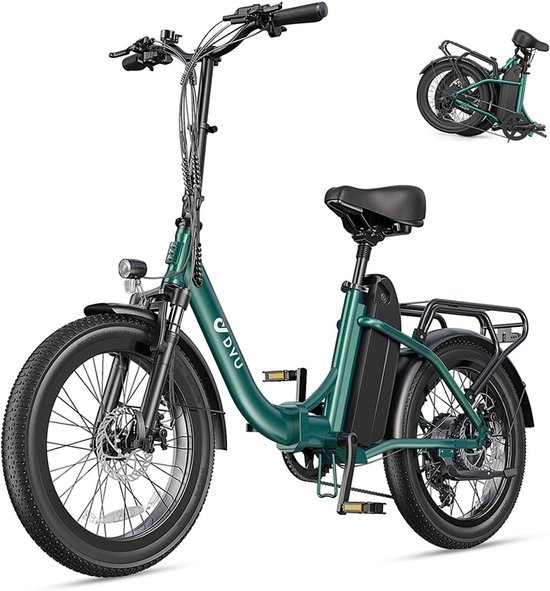 DYU C9 Beste Touring Vouwfiets Elektrisch | 250W Motor & Geavanceerde Controller voor Soepele Vermogensafgifte | 15,6Ah Accu tot 150km | Compact Opvouwbaar Design – Geschikt voor Stadsstraten en Uitdagend Terrein
