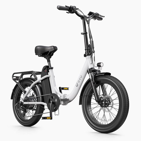 DYU C9 E-Bike Vouwbaar – 20 inch – 250W – 48V/15.6Ah – Tot 150 km Bereik – Voor Stad & Avontuur van DYU
