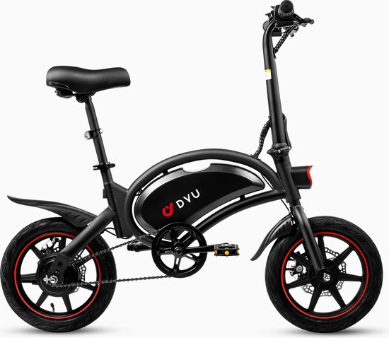 Dyu Elektrische vouwfiets - Elektrische plooifiets - D3F van DYU