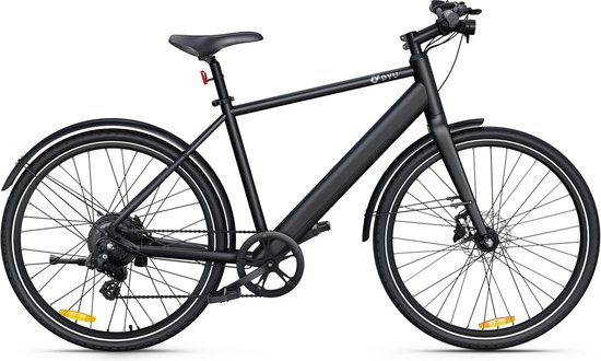 Dyu Stroll 1 Elektrische Fiets 250W 28" Zwart Classic Black van DYU