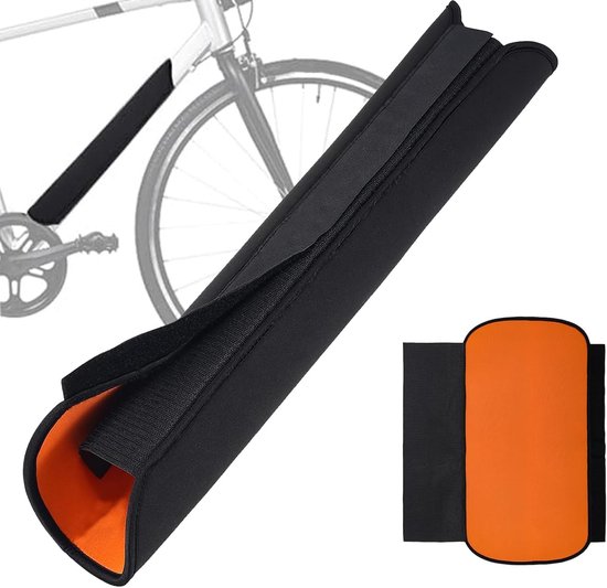 E-bike accu beschermhoes- e bike- Batterijhoes - Nachtreflecterende batterij - Bescherm e-bike - Fiets warmte-isolatiehoes Waterdichte stofzak - Koudebescherming - Waterdichte bescherming (oranje - 36 * 42) van Luvodi