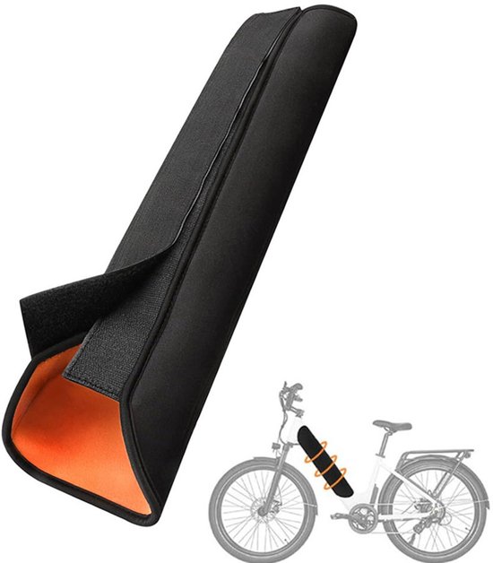 E-Bike Accu Beschermhoes - GeïNtegreerde Accuhoes - Integrated Battery Cover - Fietsaccu Beschermhoes - Accuhoes Electrische Fiets Of E-Bike - Fietsaccu Beschermhoes - Accuafdekking - Universeel - E-Bike Accu Beschermingsaccessoires - Zwart van Velmia