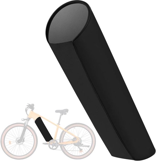 E-Bike Accu Beschermhoes - GeïNtegreerde Accuhoes - Integrated Battery Cover - Waterdichte Batterijhoes 53X37CM - Geïntegreerd - Batterijafdekking - Accuafdekking - Universeel - voor E-Bike, Fiets - Grijs van Merkloos