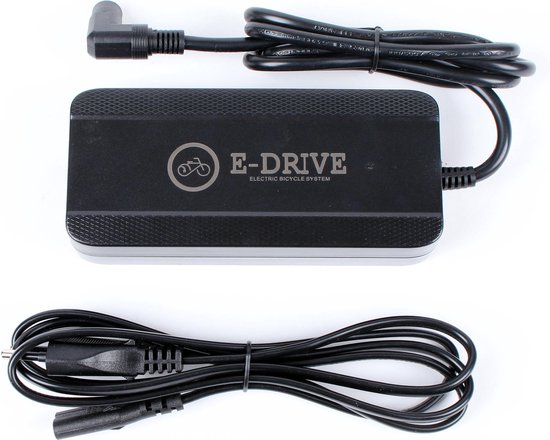 E-Drive Acculader - Elektrische fietsoplader - 36V - 2A - Li-ion Tulp Stekker van E-Drive