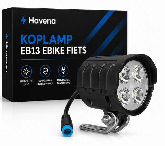 EB13 eBike LED Koplamp - Voorlamp - 4 LED| 7GO & Havena