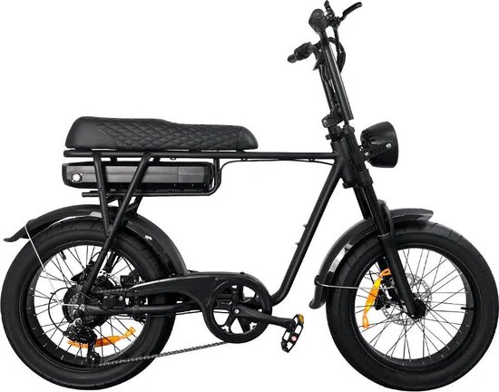 EB2 PRO - Fatbike - Krachtsensor - Zwart