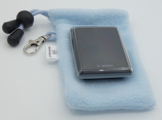 Ebike hoesje display Bosch kiox 500 Licht Blauw DLX van Cyclus Tools