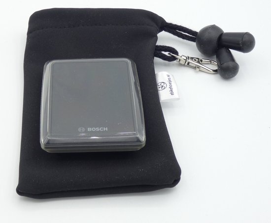 Ebike hoesje display Bosch kiox 500 Zwart softshell DLX van Neoskin