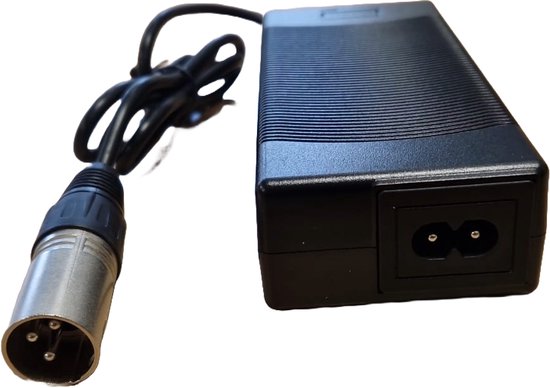 Ebike lader XLR3 3pins 36volt 3polig oplader 42v 2a E-bike SSLC084V42 acculader van SSLC084V42