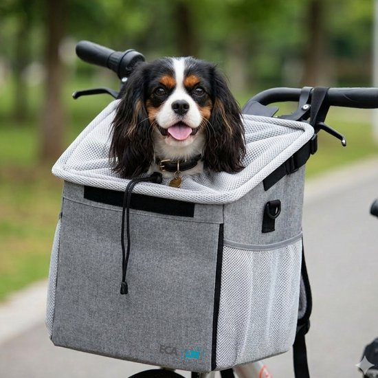 Ecalife Fietsmand voor Hond - 4-in-1 Hondenmand fiets - Schoudertas -Draagtas, Rugzak & Autostoel van Merkloos