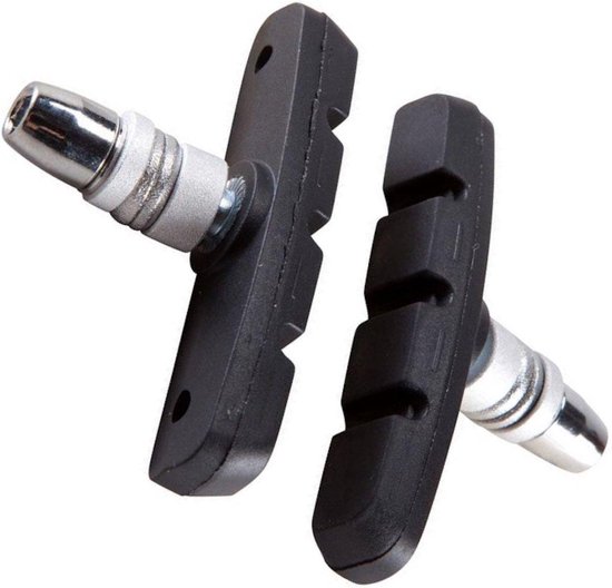 ECOSTARE Remblokjes fiets - remblok rubber - set van 2 - zwart van Merkloos