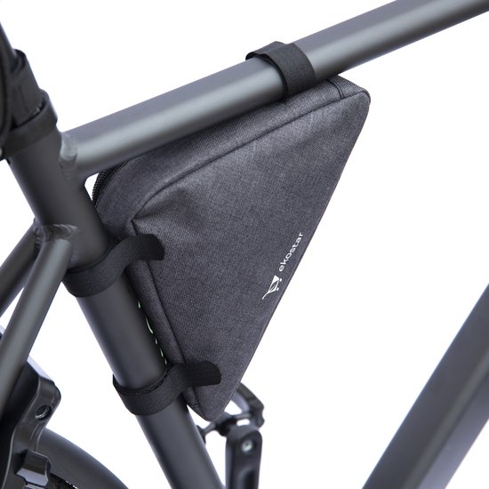 Ekostar® online shopping - Frametas - Fietstas - Waterafstotend - Donkergrijs - Fietstas Electrische fietsen van Ekostar