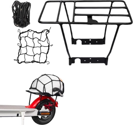 Elaye Aluminium Fietstas Bagagedrager Met Bagage Helm Mesh Net Voor Xiaomi M365 1S Lite Pro Voor Mi 3 Elektrische Scooter van Elaye