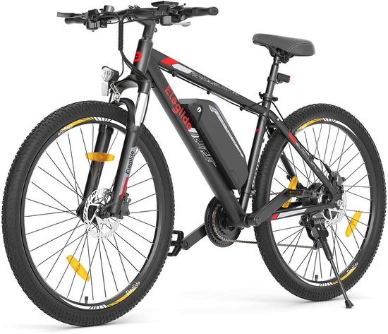 Eleglide Mopride 2 Elektrische Fiets 2026 Nieuwe Upgrade - 648Wh Accu (150km) - 250W Motor - 55Nm Koppel - Hydraulische Schijfremmen - Shimano 21 - Voorvering met Lockout (100mm) - 29" Frame - 27.5" x 2.35" Banden - StVZO-Verlichting - LCD Display van Merkloos