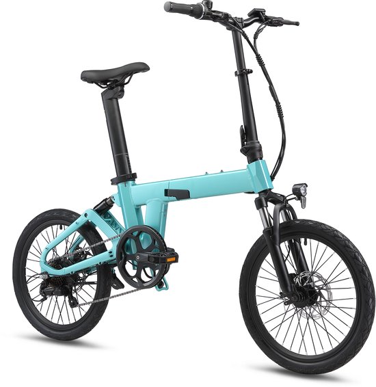 Elektrische Fiets - Opvouwbare E-Bike - Motor 250W - 36V 10AH batterij - 20-inch banden - LCD-display - Maximale Snelheid 25 km/u - City Commuter EBike - Groente