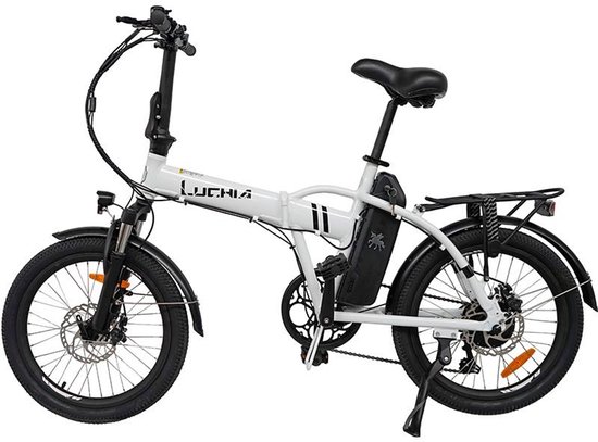 Elektrische fiets Sirio 20 "met schijfremmen Wit opvouwbare van Merkloos