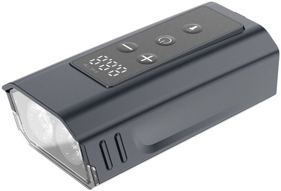 Elektrische Fietsbandenpomp 150 PSI – Mini Draagbare Compressor met Digitaal Scherm en LED-verlichting 2400 lm – Luchtpomp voor Wegfiets en Mountainbike – Geschikt voor Presta/Schrader