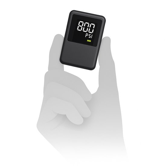 Elektrische Fietspomp XS - 108 gram - Draagbaar - Smart Digitaal Display - Mini Luchtcompressor - Racefiets- Gravelbike- Sportfiets - Stadsfiets - Mountainbike - Scooter - Ballen - USB-C Oplaadbaar - Presta/Schräder/Dunlop - 2025 model van Merkloos