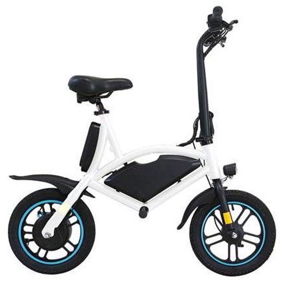 Elektrische loopfiets - FLYBLADE - C147 - 35,5 cm - 350W - 25 km actieradius - Telefoonhouder - Wit van Merkloos
