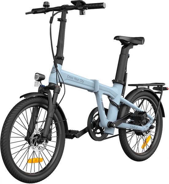 Elektrische vouwfiets -Air 20 Pro 2026 - Bafang motor - Automatische interne versnellingsnaaf - 50N.m koppel - Carbon-riem -Samsung accu -Blauw
