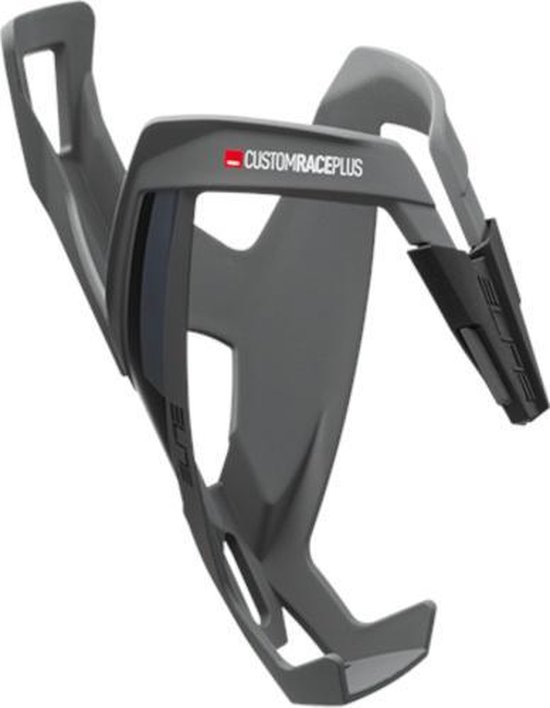 Elite Bidonhouder Custom Race Plus 18,4 Cm Frp Grijs/zwart