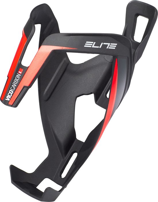 Elite Carbon Bidonhouder Vico (2020) - MatZwartRood - L van Elite
