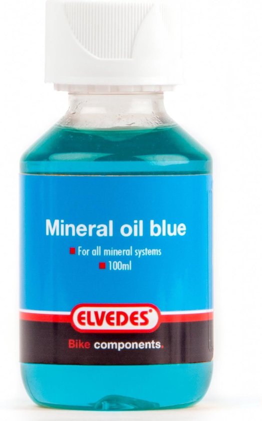 Elvedes Blauwe minerale olie voor hydraulische schijfremmen - 100 ml van Elvedes