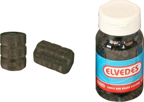 Elvedes Framebeschermer 1,1 X 1,5 Mm Rubber Zwart 250 Stuks van Elvedes