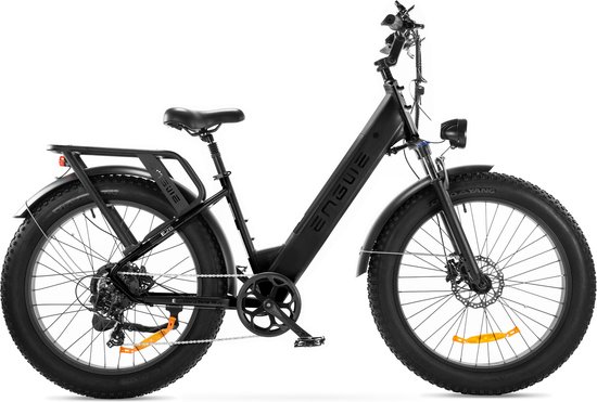 ENGWE E26 - Lage instap - Fatbike - Zwart - 250W - Elektrische Fatbike