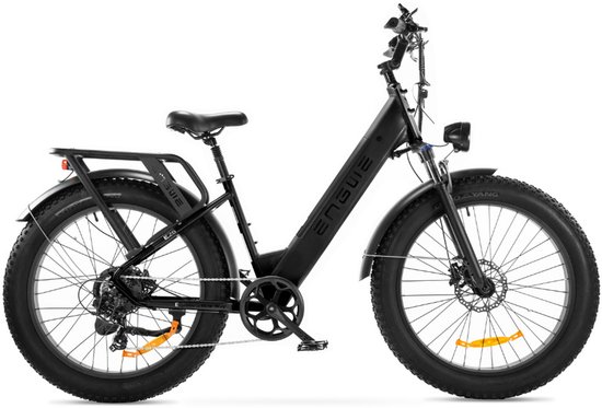 ENGWE E26 ST Elektrische Fatbike - E-bike - Lage Instap - 26 Inch - 250W Motor - 7 Versnellingen - 140 km Actieradius - Hydraulische Schijfremmen - Zwart van ENGWE