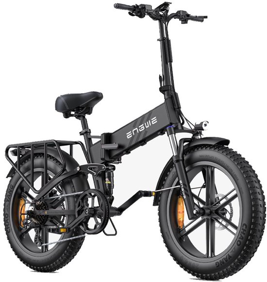 ENGWE ENGINE PRO 2.0 E-Bike -20 inch - 120km actieradius - 250W motor - zwart