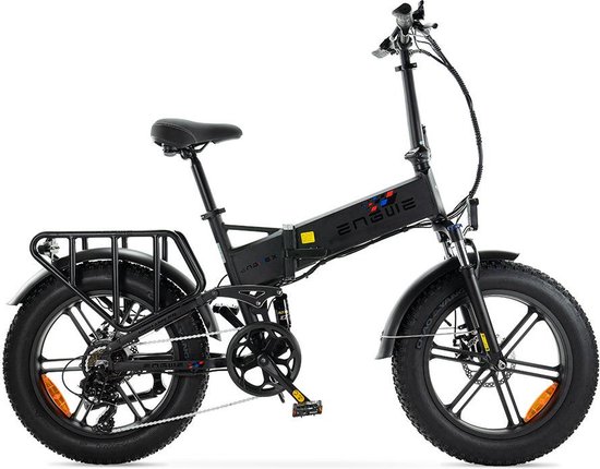 ENGWE Engine X - Elektrische Fatbike - Zwart - Tot 100 km Actieradius - Shimano 7 Versnellingen