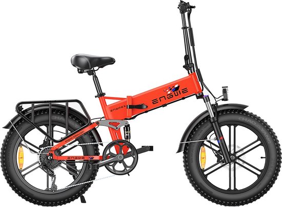 Engwe Engine X Fatbike Elektrische Vouwfiets - Rood van ENGWE