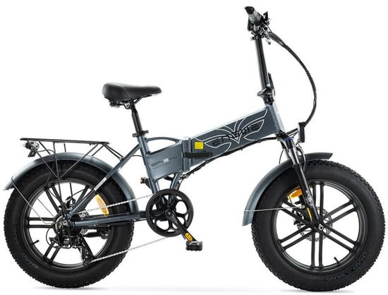 ENGWE EP-2 Boost Elektrische Vouwfiets - Fatbike - 20 Inch - 250W Motor - 7 Versnellingen - 120 km Actieradius - Mechanische Schijfremmen - Grijs van ENGWE