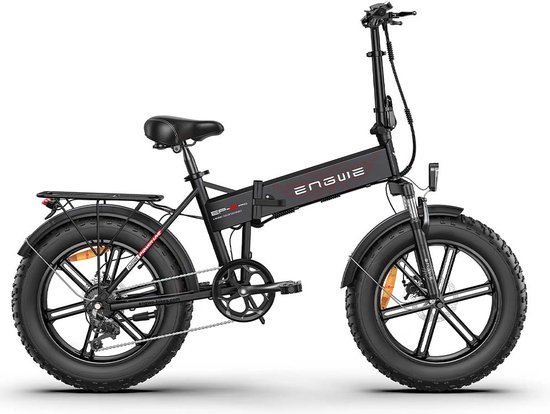 ENGWE EP 2 PRO - Elektrische Vouwfiets - Zwart - Actieradius tot 120 km, Comfortabel zadel, Verstelbaar stuur, Gemakkelijk opvouwbaar