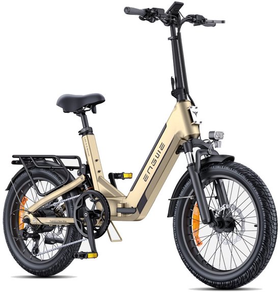 ENGWE L20 3.0 Boost E-Bike -20 inch - 85km actieradius - 250W motor - goud