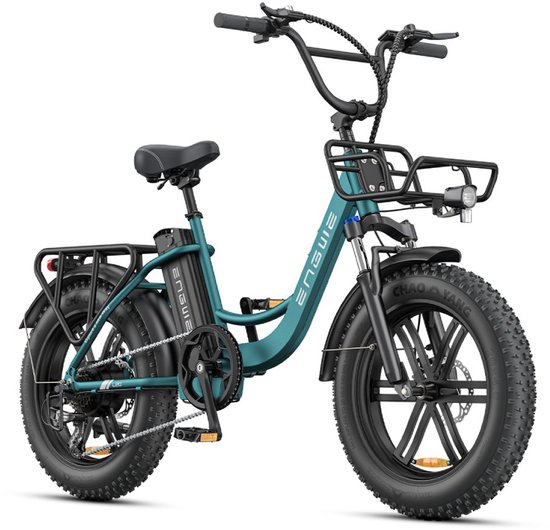 ENGWE L20 Boost E-Bike -20 inch - 126km actieradius - 250W motor - 624Wh lithium‑ion Accu - SHIMANO 7‑speed- groen