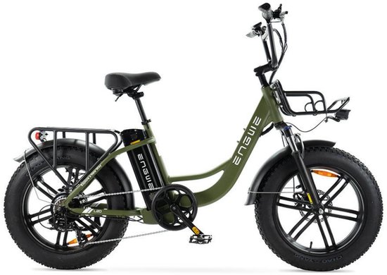 Engwe L20 Fatbike - 250W elektrische fiets - legaal in Nederland - groen van Merkloos