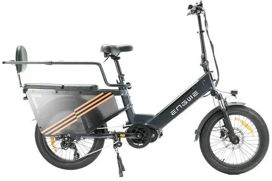 ENGWE LE20 - Longtail - Enkele Accu - Elektrische Longtail - Grijs - 250W - 20 inch
