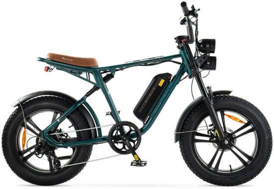 ENGWE M20 (13Ah) Elektrische Fatbike - Enkele Accu - 20 Inch - 250W Motor - 7 Versnellingen - 75 km Actieradius - Mechanische Schijfremmen - Groen van ENGWE