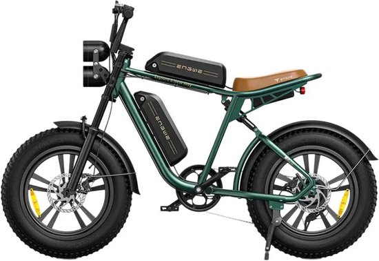 ENGWE M20 (26Ah) Elektrische Fatbike - Dubbele Accu - 20 Inch - 250W Motor - 7 Versnellingen - 150 km Actieradius - Mechanische Schijfremmen - Groen van ENGWE