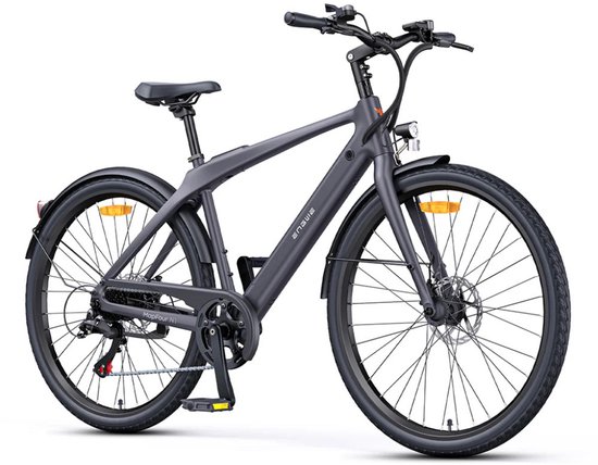 ENGWE MapFour N1 Air Elektrische Fiets – E-bike – Hoge Instap – 28 Inch - 250W Motor - 100 km Actieradius - Mechanische Schijfremmen - Grijs van ENGWE