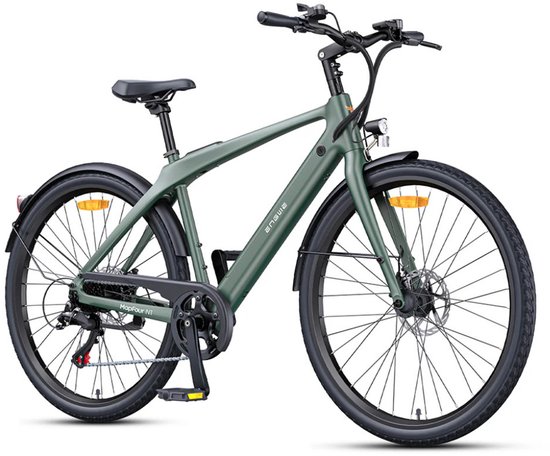 ENGWE MapFour N1 Air Elektrische Fiets – E-bike – Hoge Instap – 28 Inch - 250W Motor - 100 km Actieradius - Mechanische Schijfremmen - Groen van ENGWE
