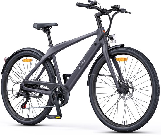ENGWE N1 Air Elektrische fiets - Actieradius 100km - Verwijderbare batterij 36V10Ah - Motor 250W - Frame van koolstofvezel - Shimano 7-versnellingen - Wieldiameter 700C*38C - Grijs van ENGWE