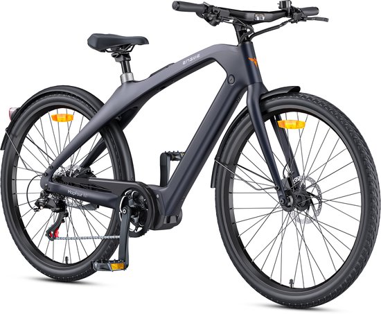 ENGWE N1 Pro Elektrische fiets - Actieradius 100km - Verwijderbare batterij 36V10Ah - Motor 250W - met koppelondersteuning - Frame van koolstofvezel - 7-versnellingsbak - Wieldiameter 700C - Grijs van ENGWE